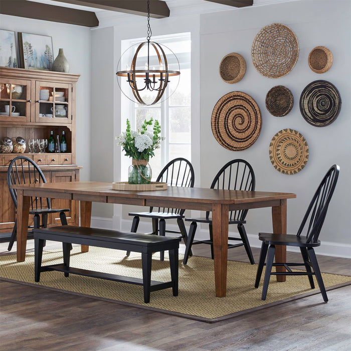 Hearthstone Ridge - Rectangular Table Set – 5 Piece Dining Room Sets by Liberty Furniture at Furniture Wholesale Plus , Nashville furniture store