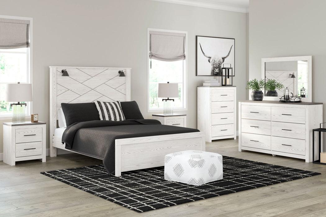 Gerridan - Panel Bedroom Set With Sconces – 6 Piece Bedroom Sets by Signature Design by Ashley® at Furniture Wholesale Plus , Nashville furniture store