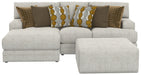 Tori - Sectional With Comfort Coil Seating, Cocktail Ottoman And Accent Pillows Included – 2 Piece Living Room Sets by Jackson at Furniture Wholesale Plus , Nashville furniture store