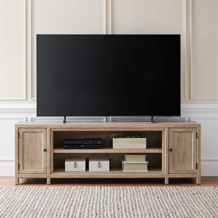 Fireplace TV Consoles - 82" Fireplace TV Console - White – Fireplace TV Stands by Liberty Furniture at Furniture Wholesale Plus , Nashville furniture store