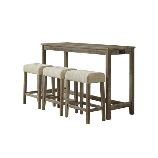Oak Lawn - Bar Table Single Pack – 4 Piece Dining Room Sets by Elements International at Furniture Wholesale Plus , Nashville furniture store