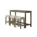 Oak Lawn - Bar Table Single Pack – 4 Piece Dining Room Sets by Elements International at Furniture Wholesale Plus , Nashville furniture store