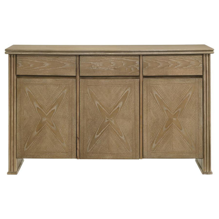 Adina - 2-Door Sideboard Server - Distressed Light Brown - Premium Servers from Coaster Fine Furniture - Just $1059! Shop now at Furniture Wholesale Plus  We are the best furniture store in Nashville, Hendersonville, Goodlettsville, Madison, Antioch, Mount Juliet, Lebanon, Gallatin, Springfield, Murfreesboro, Franklin, Brentwood