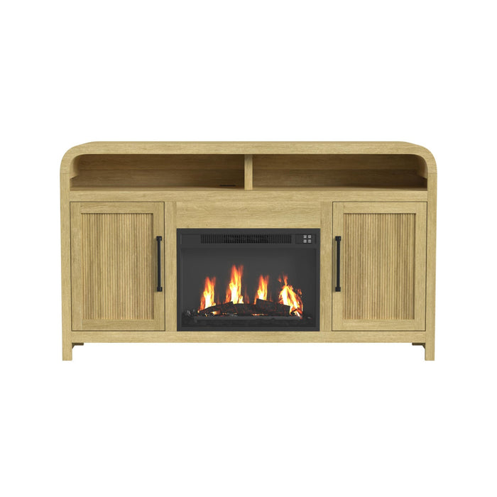 Ridgemont - Complete Fireplace Cabinet – Fireplace TV Stands by Elements International at Furniture Wholesale Plus , Nashville furniture store