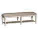 Heartland - Bed Bench - Antique White / Tobacco Tops – Bed Benches by Liberty Furniture at Furniture Wholesale Plus , Nashville furniture store