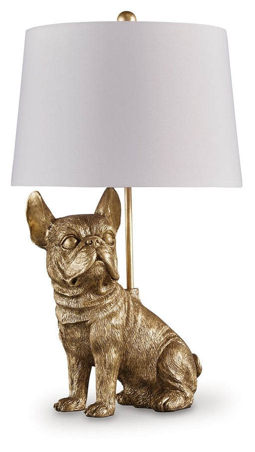 Wadeland - Poly Table Lamp - Gold Finish – Table Lamps by Signature Design by Ashley® at Furniture Wholesale Plus , Nashville furniture store