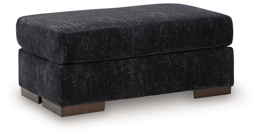 Whitmore Manor - Ottoman - Black Pearl – Upholstered Ottomans by Benchcraft® at Furniture Wholesale Plus , Nashville furniture store
