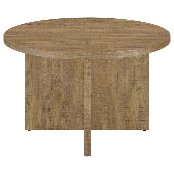Jamestown - Round Composite Wood Dining Table - Mango – Dining Tables by CoasterEveryday at Furniture Wholesale Plus , Nashville furniture store