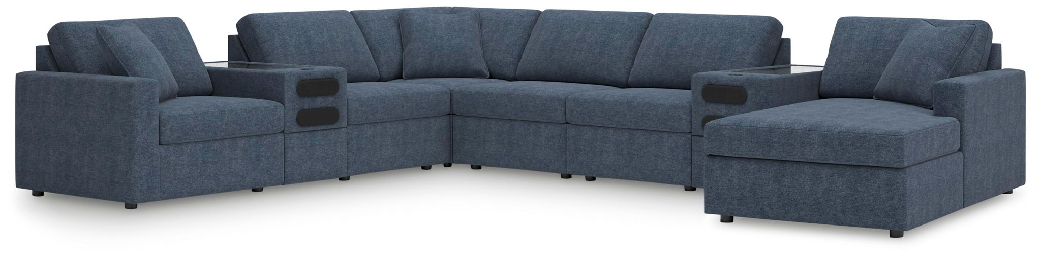 Modmax - Sectional - Ink – Stationary Sectionals by Signature Design by Ashley® at Furniture Wholesale Plus , Nashville furniture store