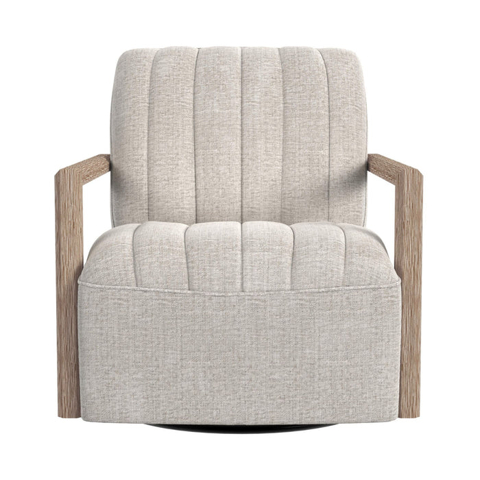 Blaze - Swivel Chair - Laurence Cream – Swivel Chairs by Elements International at Furniture Wholesale Plus , Nashville furniture store