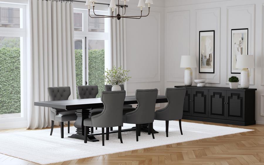 Florence - 126" Extension Dining Table Set - Premium 7 Piece Dining Room Sets from Coaster Fine Furniture - Just $3169! Shop now at Furniture Wholesale Plus  We are the best furniture store in Nashville, Hendersonville, Goodlettsville, Madison, Antioch, Mount Juliet, Lebanon, Gallatin, Springfield, Murfreesboro, Franklin, Brentwood