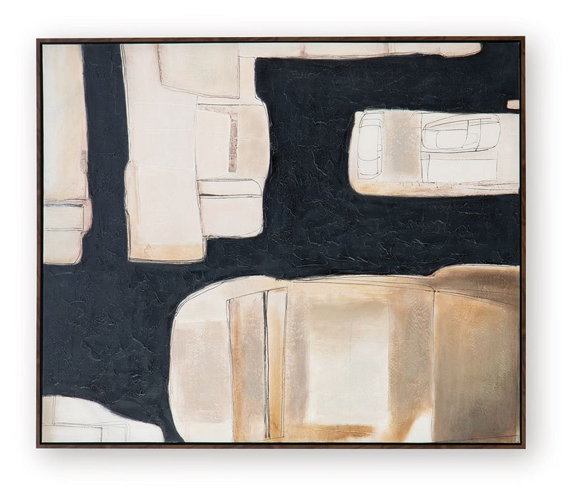 Feyville - Wall Art - Black / Brown / Cream – Canvas Art by Signature Design by Ashley® at Furniture Wholesale Plus , Nashville furniture store