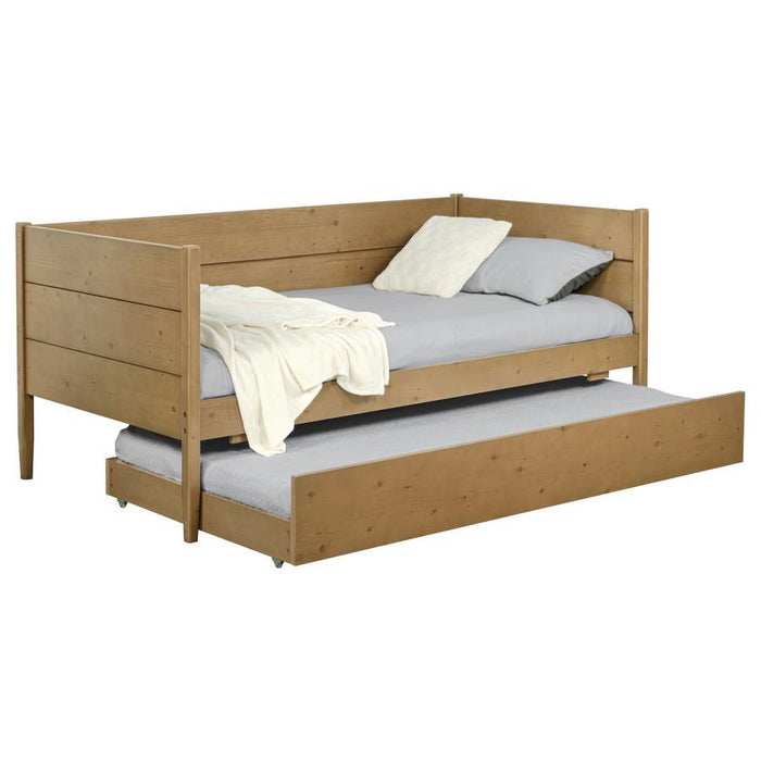 Calinda - Wood Twin Daybed With Trundle - Natural – Daybeds by Coaster Fine Furniture at Furniture Wholesale Plus , Nashville furniture store