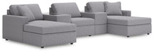 Modmax - Sectional - Granite – Stationary Sectionals by Signature Design by Ashley® at Furniture Wholesale Plus , Nashville furniture store