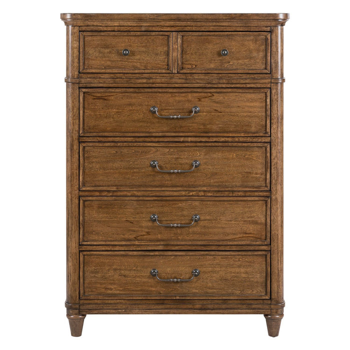 Harrison Heights - 5 Drawer Chest - Sienna – Accent Chests by Liberty Furniture at Furniture Wholesale Plus , Nashville furniture store