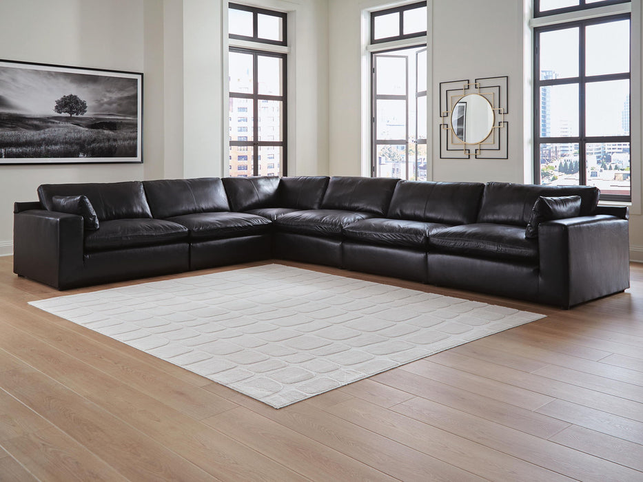 Emilia - Sectional – Stationary Sectionals by Signature Design by Ashley® at Furniture Wholesale Plus , Nashville furniture store