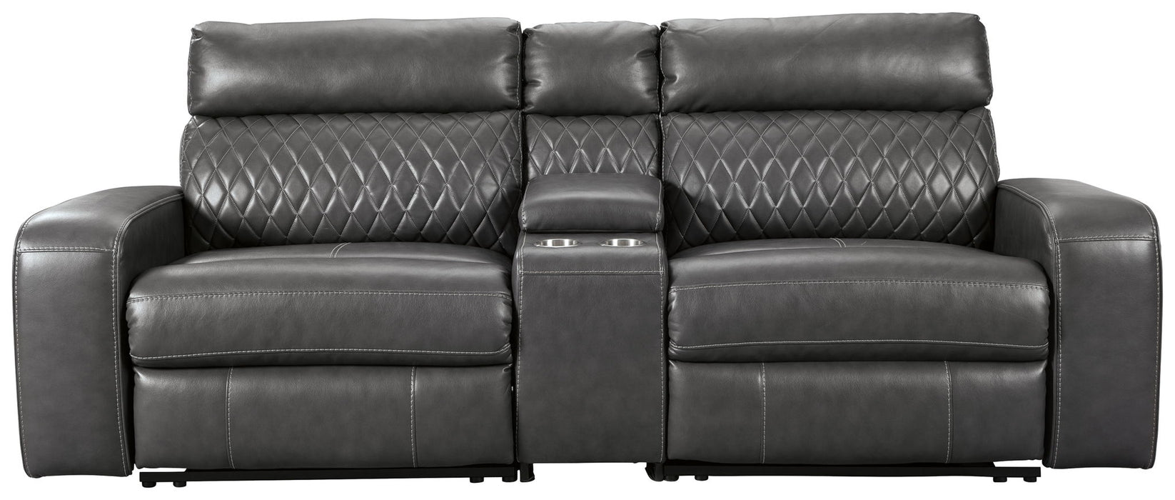Samperstone - Power Reclining Sectional – Reclining Sectionals by Signature Design by Ashley® at Furniture Wholesale Plus , Nashville furniture store