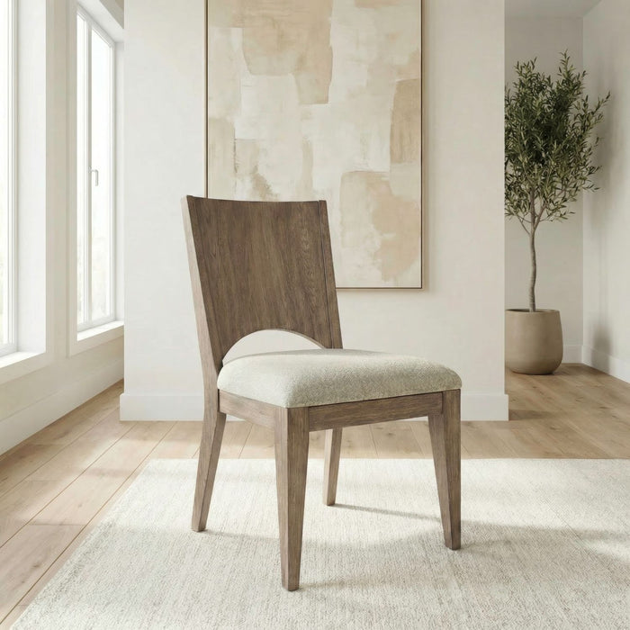 South Bend - Panel Back Side Chair - Burnished Clay – Side Chairs by Liberty Furniture at Furniture Wholesale Plus , Nashville furniture store