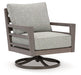 Hillside Barn - Gray / Brown - Swivel Lounge W/ Cushion - Premium Swivel Chairs from Signature Design by Ashley® - Just $848! Shop now at Furniture Wholesale Plus  We are the best furniture store in Nashville, Hendersonville, Goodlettsville, Madison, Antioch, Mount Juliet, Lebanon, Gallatin, Springfield, Murfreesboro, Franklin, Brentwood