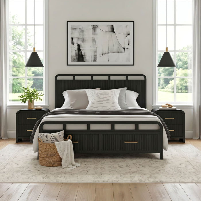 Ridgemont - Storage Bedroom Set – 3 Piece Bedroom Sets by Elements International at Furniture Wholesale Plus , Nashville furniture store