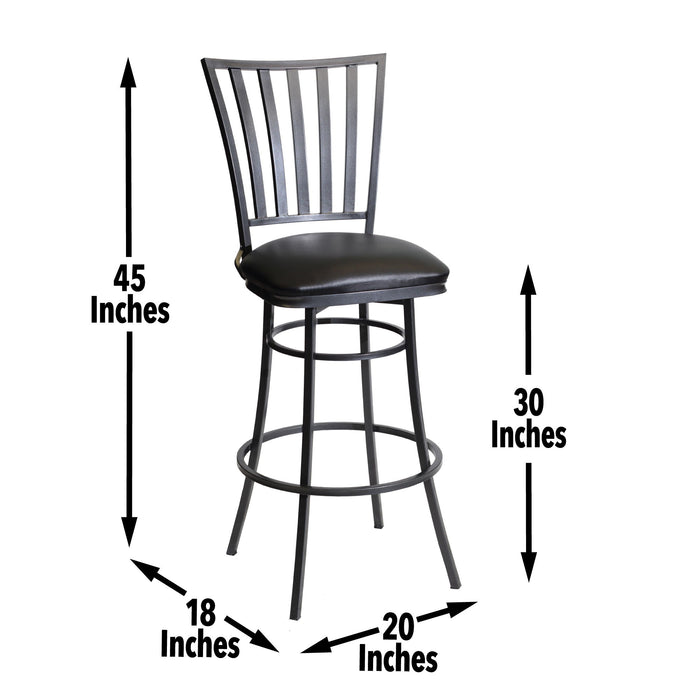 Stellan - Swivel Barstool - Premium Bar Height (28"-30") from Steve Silver Furniture - Just $229! Shop now at Furniture Wholesale Plus  We are the best furniture store in Nashville, Hendersonville, Goodlettsville, Madison, Antioch, Mount Juliet, Lebanon, Gallatin, Springfield, Murfreesboro, Franklin, Brentwood