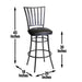 Stellan - Swivel Barstool - Premium Bar Height (28"-30") from Steve Silver Furniture - Just $229! Shop now at Furniture Wholesale Plus  We are the best furniture store in Nashville, Hendersonville, Goodlettsville, Madison, Antioch, Mount Juliet, Lebanon, Gallatin, Springfield, Murfreesboro, Franklin, Brentwood