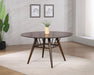 Everton - Round Wood Dining Table - Dark Walnut – Dining Tables by CoasterEveryday at Furniture Wholesale Plus , Nashville furniture store