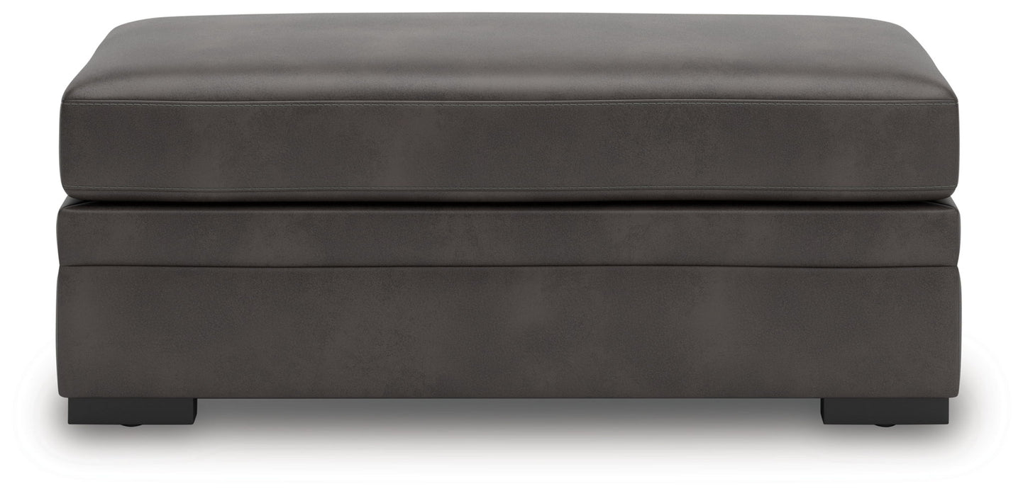 Lofton-Pike - Oversized Accent Ottoman - Shadow – Accent Ottomans by Signature Design by Ashley® at Furniture Wholesale Plus , Nashville furniture store