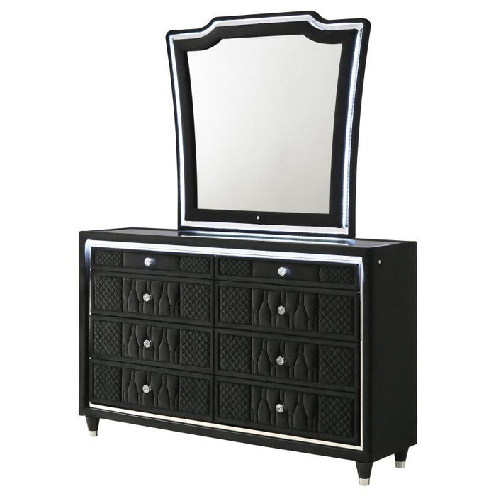 Lorient - 8-Drawer LED Bedroom Dresser Cabinet – Dressers by Coaster Fine Furniture at Furniture Wholesale Plus , Nashville furniture store