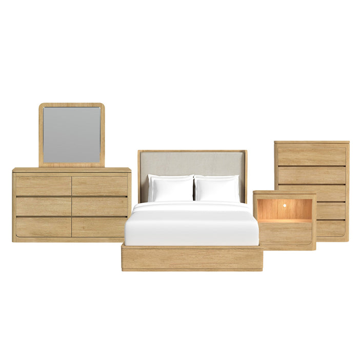 Rosalie - Upholstered Bedroom Set – 3 Piece Bedroom Sets by Elements International at Furniture Wholesale Plus , Nashville furniture store