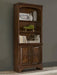 Hartshill - 3-Shelf Cabinet Bookcase - Burnished Oak – Standard Bookcases by CoasterElevations at Furniture Wholesale Plus , Nashville furniture store