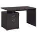 Irving - 2-Drawer Office Computer Desk - Premium Computer Desks from CoasterEveryday - Just $249! Shop now at Furniture Wholesale Plus  We are the best furniture store in Nashville, Hendersonville, Goodlettsville, Madison, Antioch, Mount Juliet, Lebanon, Gallatin, Springfield, Murfreesboro, Franklin, Brentwood