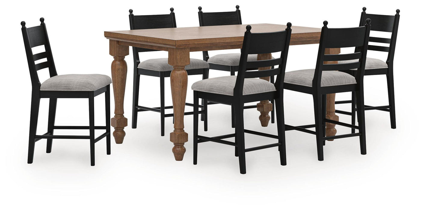 Greddinton - Counter Height Dining Table Set – 7 Piece Dining Room Sets by Signature Design by Ashley® at Furniture Wholesale Plus , Nashville furniture store