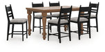 Greddinton - Counter Height Dining Table Set – 7 Piece Dining Room Sets by Signature Design by Ashley® at Furniture Wholesale Plus , Nashville furniture store