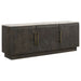 Dennis - 3 Door Marble Top Sideboard Buffet - Tobacco Gray – Buffets by Coaster Fine Furniture at Furniture Wholesale Plus , Nashville furniture store