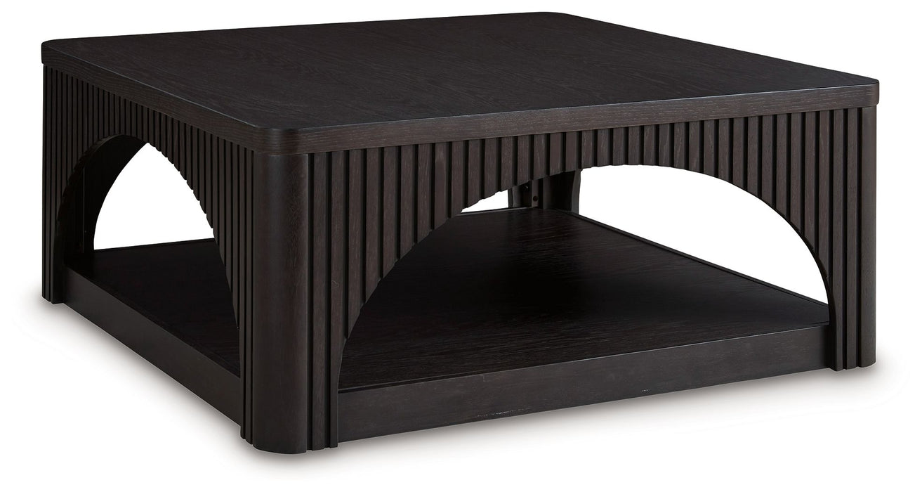 Yellink - Square Cocktail Table - Black – Cocktail Tables by Signature Design by Ashley® at Furniture Wholesale Plus , Nashville furniture store