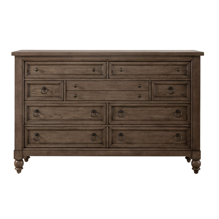 Americana Farmhouse - 9 Drawer Dresser – Dressers by Liberty Furniture at Furniture Wholesale Plus , Nashville furniture store