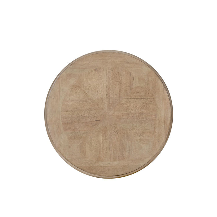 Turnberry Park - Round End Table - Washed White – End Tables by Liberty Furniture at Furniture Wholesale Plus , Nashville furniture store