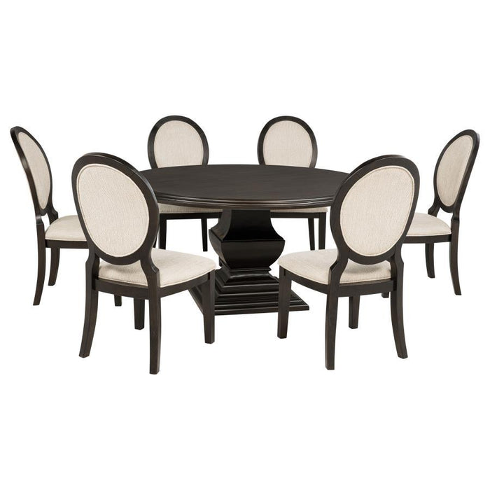 Twyla - Round Wood Dining Room Table Set