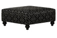 Cumberland - Cocktail Ottoman - Onyx – Coffee Table Ottomans by Jackson at Furniture Wholesale Plus , Nashville furniture store