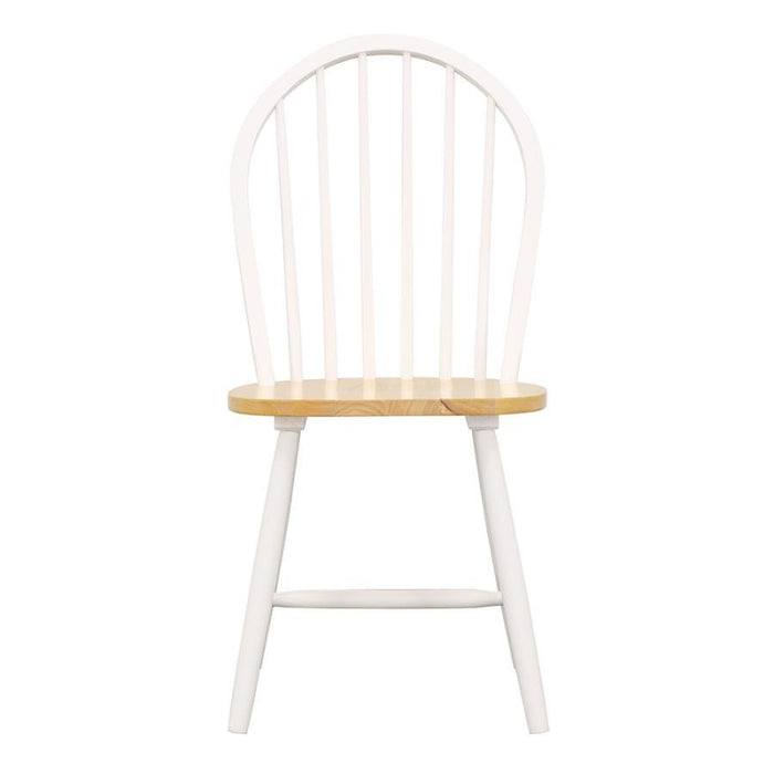 Cinder - Wood Dining Side Chair (Set of 4) - White – Chair Sets by CoasterEveryday at Furniture Wholesale Plus , Nashville furniture store