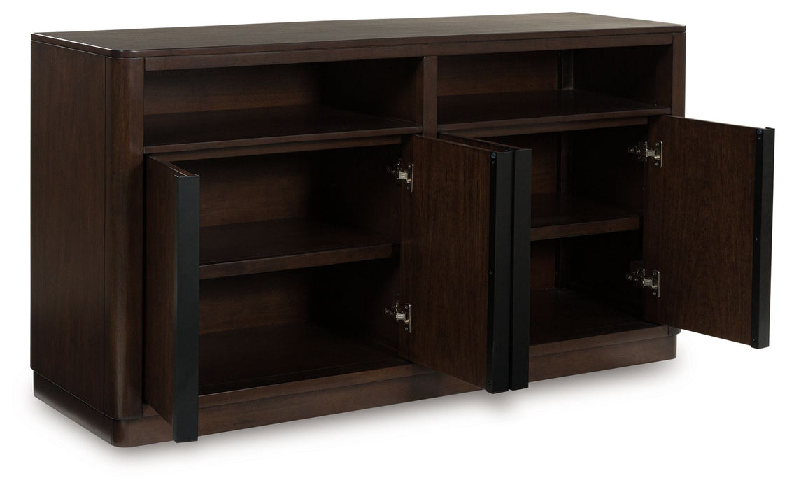 Dilenno - Dining Room Server - Dark Brown – Servers by Signature Design by Ashley® at Furniture Wholesale Plus , Nashville furniture store