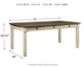 Bolanburg - Rectangular Dining Room Table - Beige – Dining Tables by Signature Design by Ashley® at Furniture Wholesale Plus , Nashville furniture store