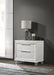 Marmore - 2-Drawer Nightstand Bedside Table - White – Nightstands w/ Charging Stations by Coaster Fine Furniture at Furniture Wholesale Plus , Nashville furniture store
