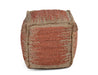 Jafar - Square Handwoven Jute Pouf - Red - Premium Accent Poufs from Steve Silver Furniture - Just $139! Shop now at Furniture Wholesale Plus  We are the best furniture store in Nashville, Hendersonville, Goodlettsville, Madison, Antioch, Mount Juliet, Lebanon, Gallatin, Springfield, Murfreesboro, Franklin, Brentwood