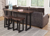 Jennings - Live Edge Bar Table - Brown – Bar Tables by Steve Silver Furniture at Furniture Wholesale Plus , Nashville furniture store