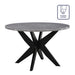 Amy - Round Faux-Marble Dining Table - Gray – Dining Tables by Steve Silver Furniture at Furniture Wholesale Plus , Nashville furniture store