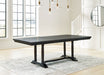 Welltern - Rect Dining Room Ext Table - Black – Dining Tables with Extensions by Millennium® by Ashley at Furniture Wholesale Plus , Nashville furniture store
