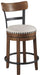 Valebeck - Full Back Swivel Stool - Premium Counter Height (24"-27") from Signature Design by Ashley® - Just $208! Shop now at Furniture Wholesale Plus  We are the best furniture store in Nashville, Hendersonville, Goodlettsville, Madison, Antioch, Mount Juliet, Lebanon, Gallatin, Springfield, Murfreesboro, Franklin, Brentwood