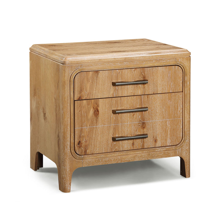 Westcott - Night Stand - Cerused Natural – Accent Nightstands by Crown Mark at Furniture Wholesale Plus , Nashville furniture store